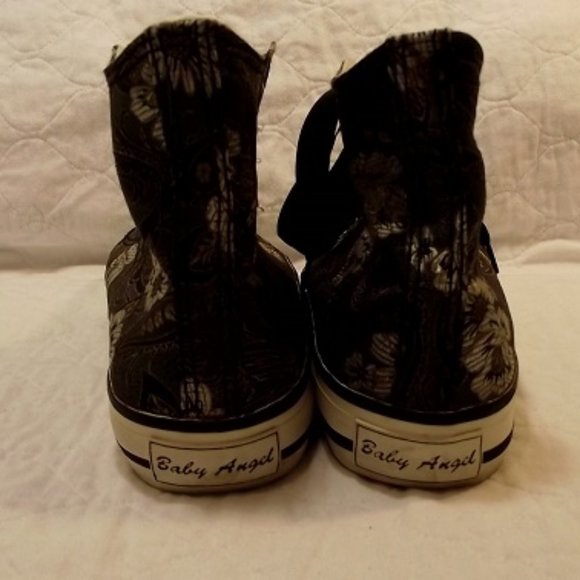 BABY ANGEL Women's Converse Hi-Top EU38, Flowery - Picture 5 of 8